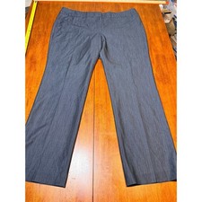 Nine West Womens Dark Gray Wide Leg Dress Pants Trousers 16 Professional