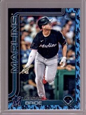 JONAH BRIDE 2025 Topps Series 2 #585 Team Color Border Variation SP Short Print