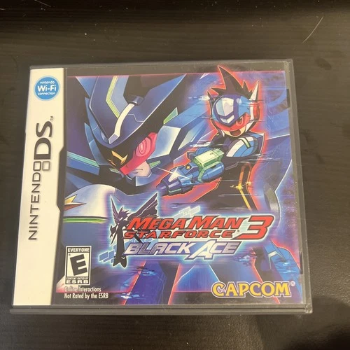 Mega Man Star Force 3: Black Ace (Nintendo DS) CIB, Authentic, Tested/Works