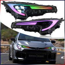 Rgb Rainbow Led Headlight Fit For Toyota Corolla 2020-2026 Head Lamp Sequential