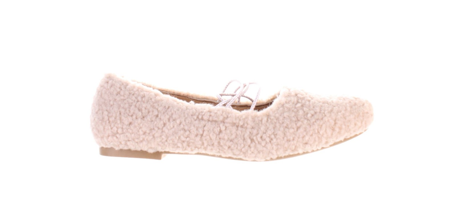 Yoki Womens Geneva-21 Beige Ballet Flats Size 6.5 (7707693)