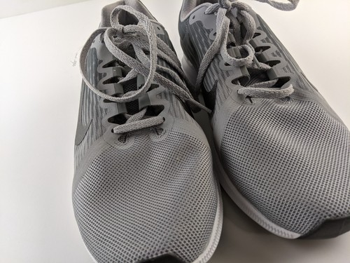 NEW Nike Running Downshifter Men US 8.5 Gray Mesh Sneaker Gym Shoe Classic - Picture 9 of 15