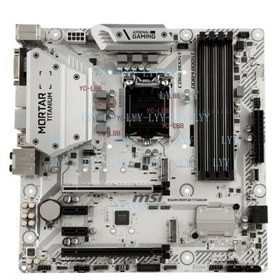 FOR MSI B360M MORTAR TITANIUM 64GB LGA1151 M-ATX Motherboard test ok