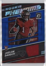 2021 Panini Donruss Optic Rookie Phenoms Blue Hyper Prizm Jaelon Darden fm0