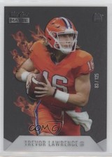 2021 Wild Card MATTE Rookie Heat Orange Flames /125 Trevor Lawrence #MRHR-1 o7m. rookie card picture