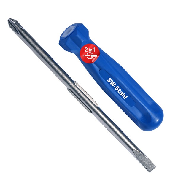 SW-Stahl 31100SB Umsteck Schraubendreher Lang Schlitz Kreuz Schraubenzieher-image
