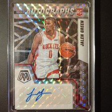 2021-22 Panini Jalen Green #RAM-JRG Silver Mosaic Rookie Auto