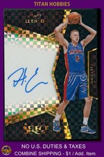 2016 Panini Select BLACK Finite Signatures Prizm #18 Henry Ellenson AUTO RC 1/1