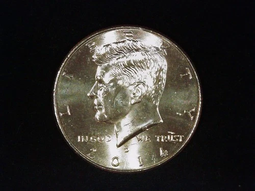 2014-D Kennedy Half Dollar AU+++ (1). Free Shipping!