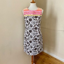 Persifor Sloane Shift Dress Size M Otomi Seashell Embroidered NWT