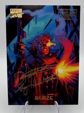 1994 Marvel Masterpiece - BLAZE - Gold Foil Signature #13