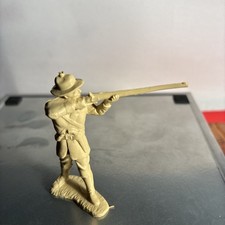 Vintage Marx Plastic Toy Soldier. Off White