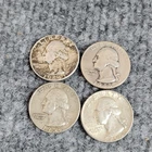 Washington Quarters - Lot of (4) 1948, 1958, 2-1964s 90% Silver
