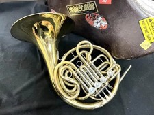 YAMAHA Full Double Horn YHR-666 Used with Hard Case