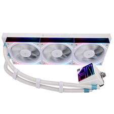 Frozen Infinity 360 WHITE CPU Water Cooler, with Triple 124mm In...