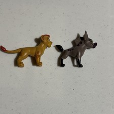 "FIGURA DE ACCIÓN JUGUETE PVC KION & JANJA EL REY LEÓN DISNEY LION GUARD 1,5"""