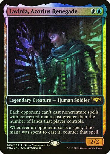 FOIL Lavinia, Azorius Renegade ~ Game Day Ravnica Allegiance [ EX