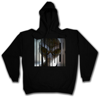 GRAY INTRUDER HOODIE Area 51 UFO TR3B Saucer Invader Alien Sweat Kapuzenpullover