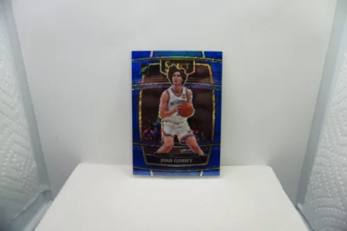 2021-22 Panini Select - Concourse Josh Giddey #58 Blue Shimmer Prizm (RC)