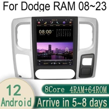 12.1" Android Navigation Car Gps Stereo Radio Carplay For Dodge Ram 2008~2023