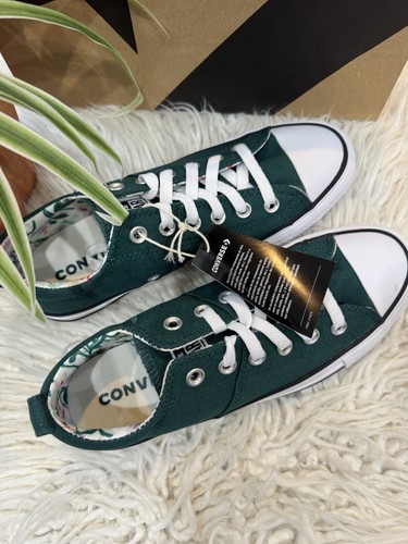 Tela donna nuova🌿Converse Chuck Taylor All Star Madison taglia 8 verde - Foto 3 di 9