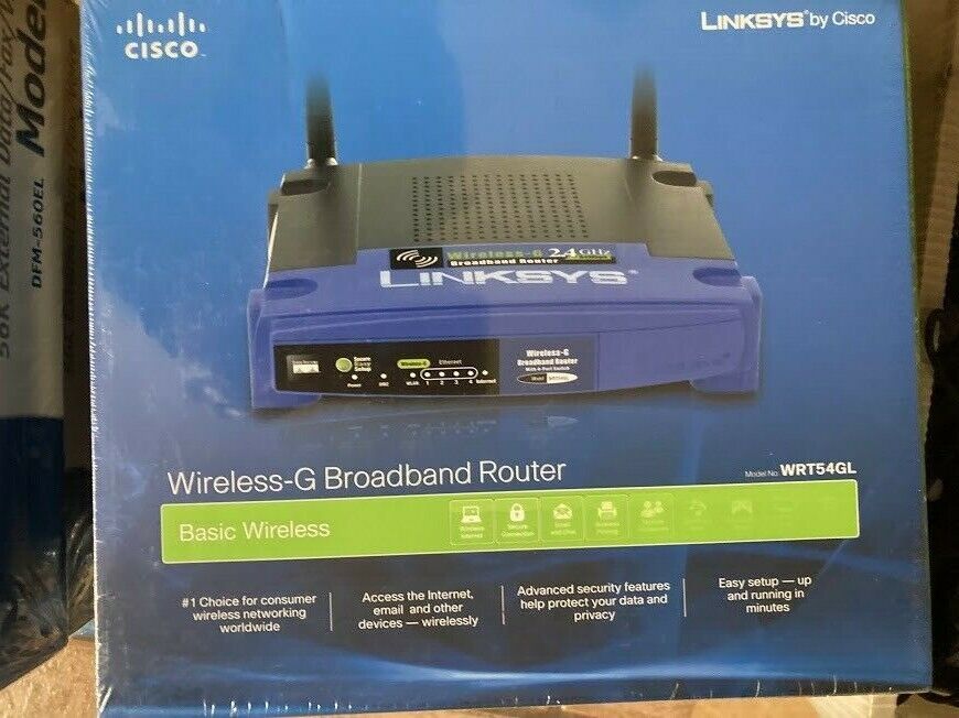 Cisco Large special price Limited time trial price Linksys WRT54GL Wi-Fi Wireless-G Router 54 GHz 2.4 Mbps Ne