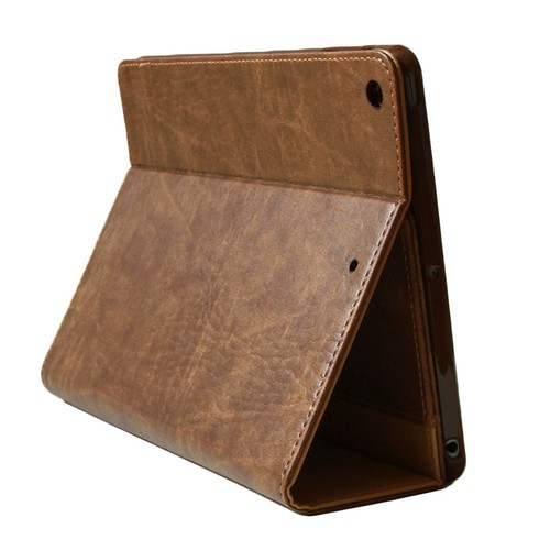 Premium Leder Cover Apple iPad Air 2 (9,7") Schutz Hülle Tablet Smart Case Etui - Picture 47 of 71