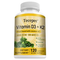 Vitamin D3 K2 Kapseln Extrastarkes D3 K2 NahrungsergäNzungsmittel Mit 4000 Ie