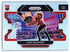 2022 PANINI PRIZM WWE SILVER REFRACTOR ROOKIE RC PARALLEL #4 VON WAGNER NXT 2.0