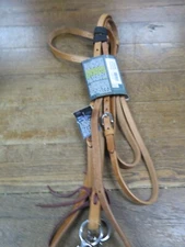 🐎 Reinsman CR424B BROWN HORSE BRIDLE SET Argentine Loop Reins