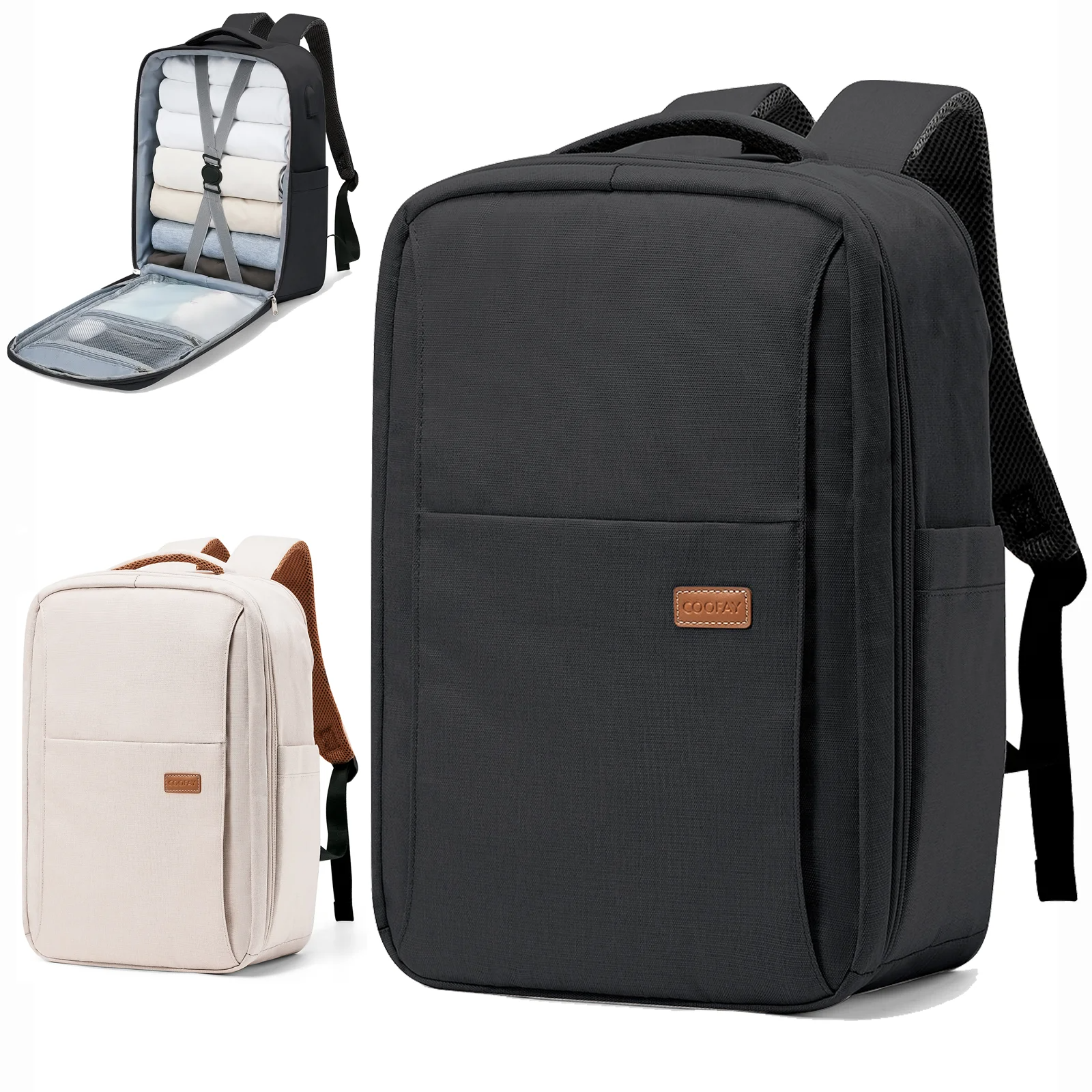 Travel Backpack - Large Capacity Designer Laptop Bag for School & Work - Unisex-image