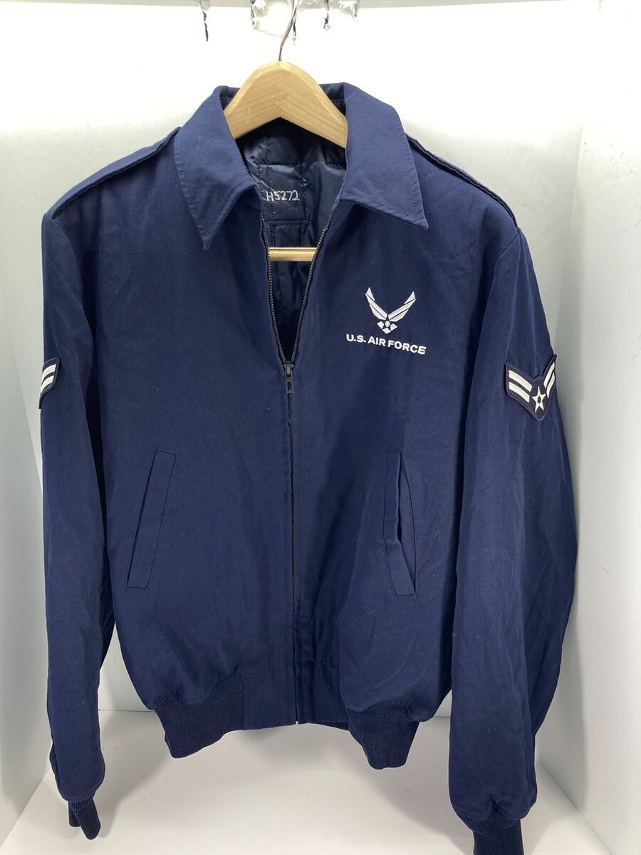 USAF Air Force Light Weight Blue Jacket & Liner Men 42XL Full Zip Service Dress USAF Air Force Light Weight Blue Jacket & Liner Men 42XL Full Zip Service Dress