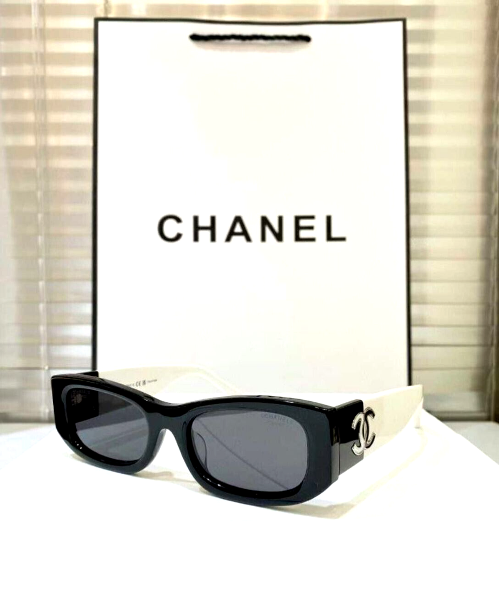 CHANEL Classic Black Polarized Sunglasses Chanel Acetate Polarized Square Sunglasses 5506 Black  main image 4