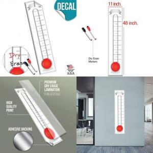 Dry Erase Thermometer Chart