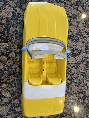Vintage Barbie Yellow Corvette 1994 Mattel Missing Seatbelts And