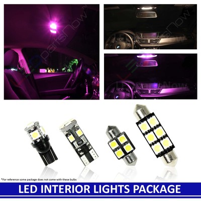 Pink Led Interior Reverse Lights Package For 2012 2018 Chevy Sonic 8 Bulbs Ebay