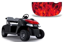 EZ Go Freedom RXV Golf Cart Hood Graphics Kit Sticker Decal 2015-22 ICE RED