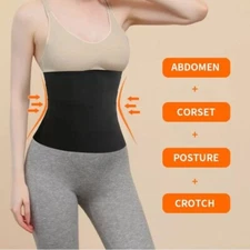 Elastic Waist Trainer Belt Snatch Me Up Bandage Wrap Tummy Slimming Body Shaper