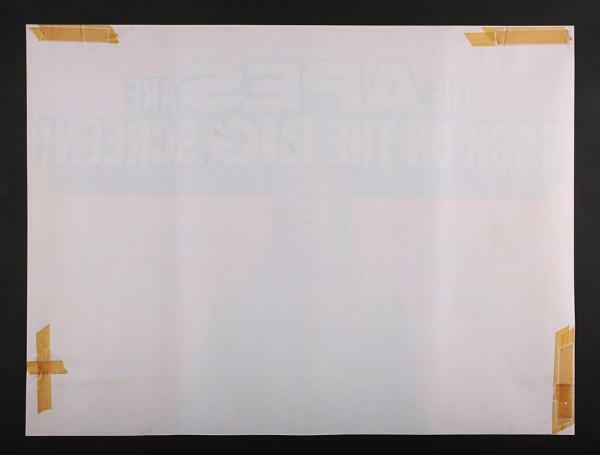 PLANET OF THE APES DOUBLE BILL (1972) ORIGINAL UK Quad POSTER 30 X 40'' image 2