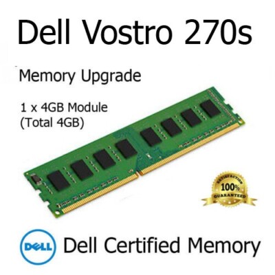 4GB DDR3 Arbeitsspeicher Upgrade für Dell Vostro 270s SFF PC3-10600U 1333MHz Computer RAM