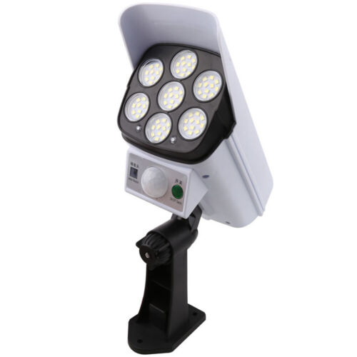 Solar Powered Dummy Surveillance Security Camera CCTV With LED Light For Garden - Picture 8 of 23
