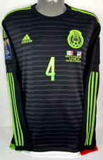 ADIDAS MEXICO CONCACAF CUP 2015 MARQUEZ LS LONG M ORIGINAL SOCCER JERSEY SHIRT
