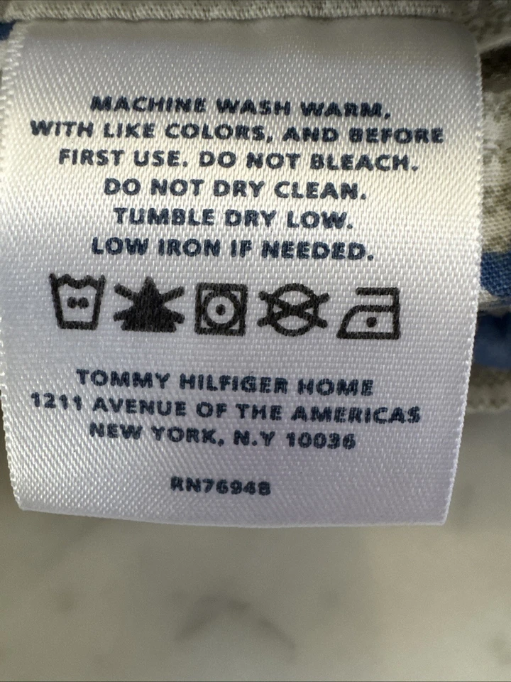 Tommy Hilfiger Shark Attack X-Long Twin Flat Sheet 66” X 96”  (2) Flat Sheets - Image 4 of 4