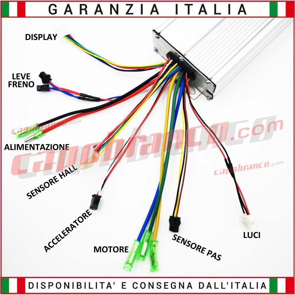 Kit Trasformazione Bici Eelettrica Fat Bike 500w 36/48v Motore