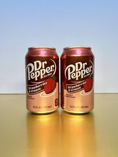 New Limited Edition Dr Pepper Strawberries Cream Smooth Soda 2 Cans