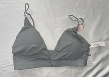 NWT Danskin Intimates Invisible Support Bra Removable Pads Size Med Grey NEW 64