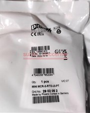 ONE New PHOENIX CONTACT MINI MCR-2-RTD-UI-PT 2902052 Transmitter