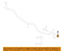 SUBARU OEM 90-23 Ascent Stabilizer Bar Components-Stabilizer Link Nut 902350001