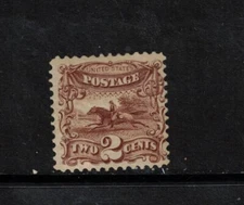 USA #113b Mint Fine+ Full Original Gum Hinged **With Certificate**