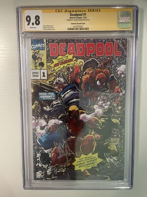 CGC Signature Series 9.8 DEADPOOL  1 SIGNED BY ALYSSA WONG ANDREWS VARIANT COVER